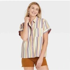 Stripped Button Down | Universal Thread